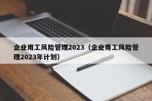 企业用工风险管理2023（企业用工风险管理2023年计划）  第1张