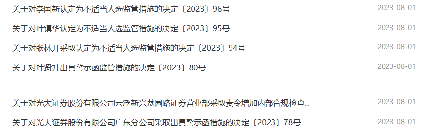 光大证券因金通灵财务造假案被罚 年内已有三名高管辞职  第4张