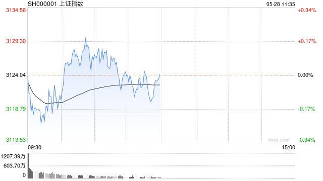 午评：指数震荡调整沪指微涨0.01% 有色、电力板块强势