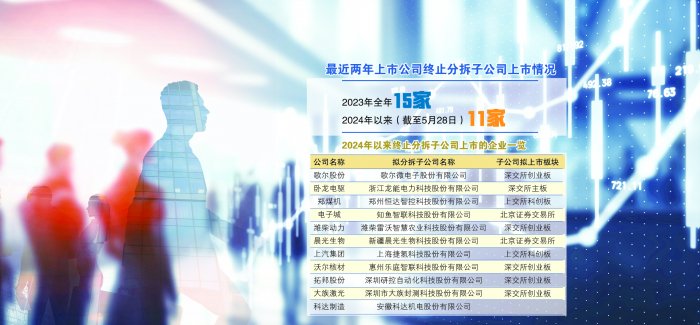 5个月11家公司终止分拆计划 A股分拆上市降温  第1张