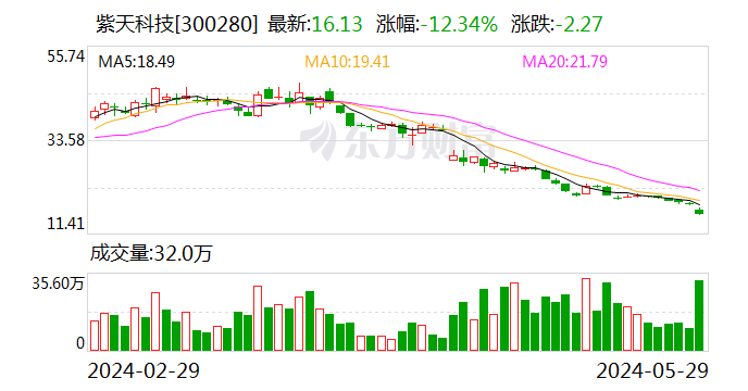 紫天科技股价大跌12% 董事长拒绝回复监管问询  第1张