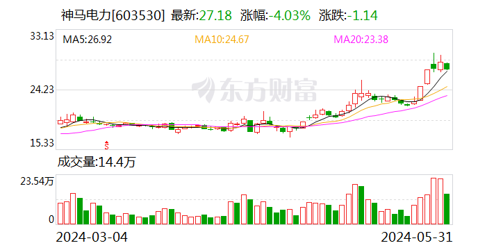 神马电力（603530.SH）：公司控股股东及其一致行动人累计质押1.1亿股 占所持公司股份30.94%  第1张