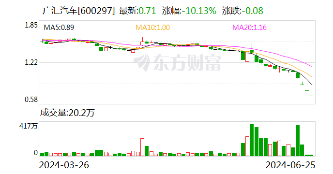 广汇汽车遭遇“股债双杀” 头部经销商濒临退市  第1张