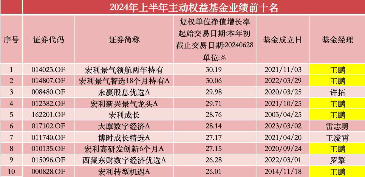 上半年权益“冠军基”涨超30%，超七成QDII产品业绩飘红  第1张