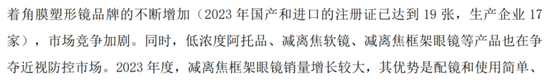 OK镜龙头四面楚歌，市值两年缩水84%，实控人高位套现12亿！欧普康视：销量陷增长瓶颈，募投不及预期  第7张