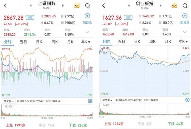 A股缩量震荡收涨，4765股飘红，教育板块大幅上涨  第1张