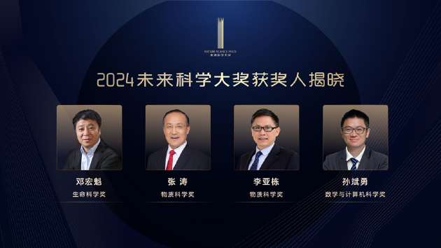 2024未来科学大奖获奖名单：邓宏魁生命科学奖，张涛、李亚栋物获物质科学奖，孙斌勇数学与计算机科学奖！单项奖金100万美元  第1张