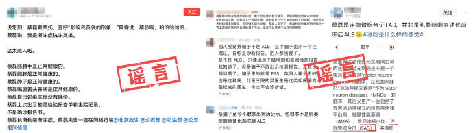 蔡磊：关于近期网络谣言的严正声明