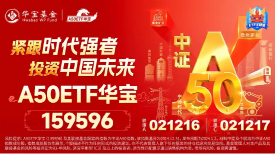 5000亿“活水”来了！A50龙头午后再飙高，茅台领衔大涨7%！龙头宽基A50ETF华宝（159596）摸高3.76%  第3张